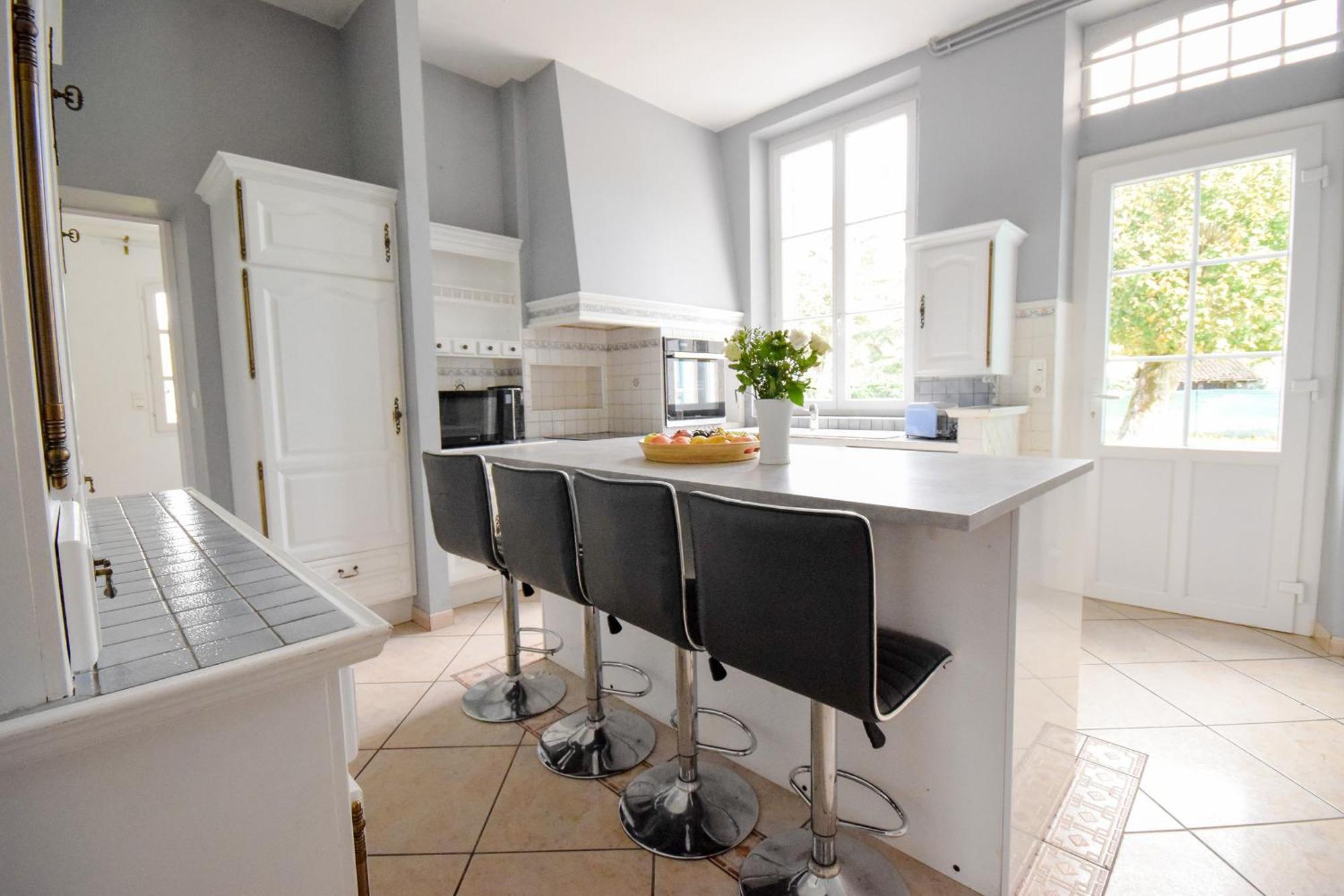 Villa Avec Piscine Et Billard Sabres Esterno foto