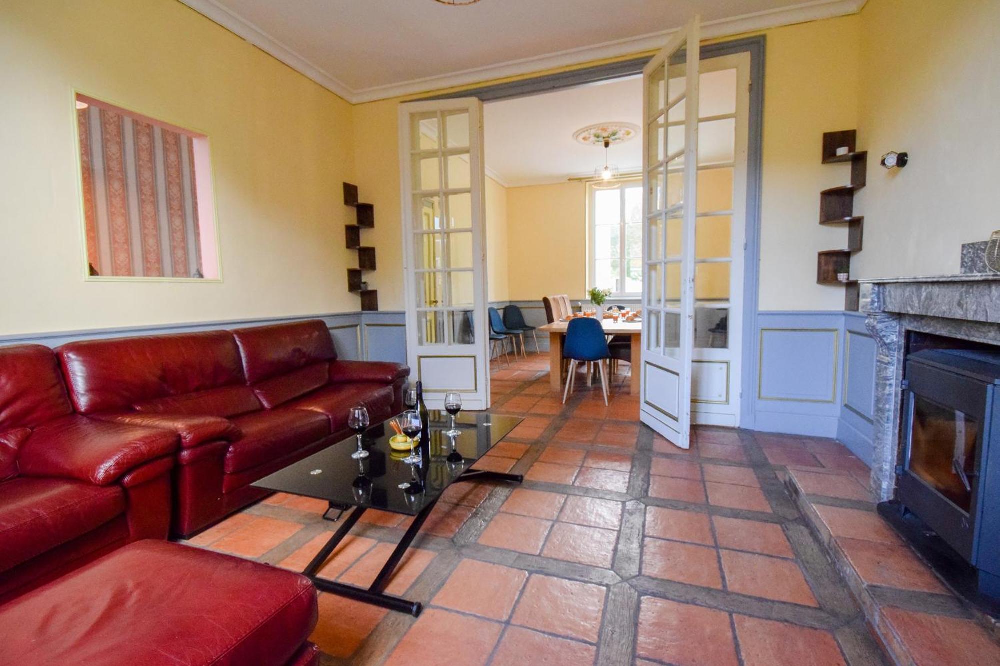Villa Avec Piscine Et Billard Sabres Esterno foto
