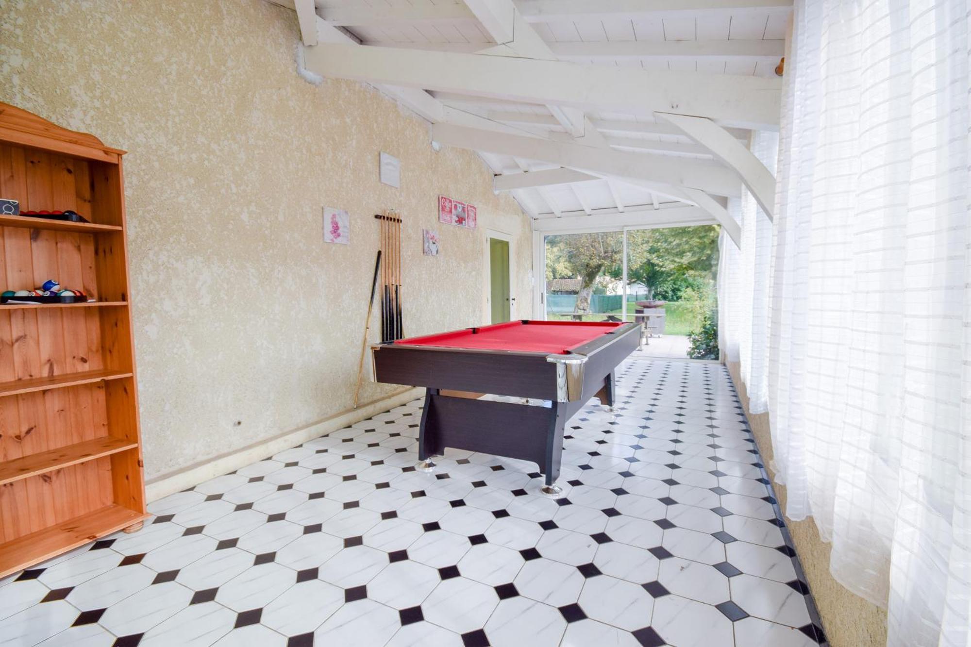 Villa Avec Piscine Et Billard Sabres Esterno foto