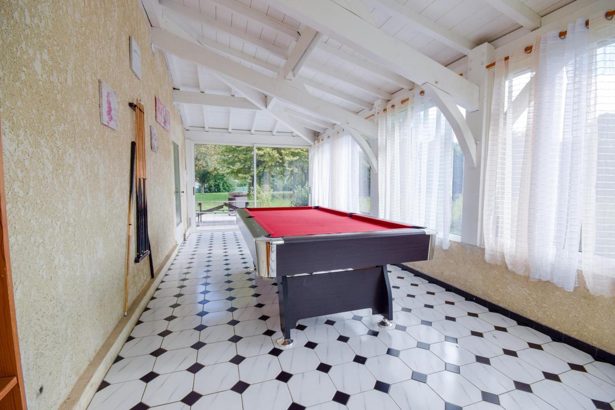 Villa Avec Piscine Et Billard Sabres Esterno foto